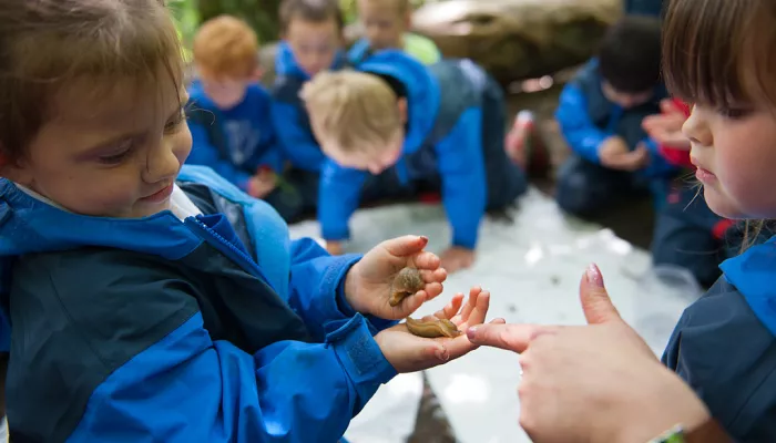 Outdoor school education, photo by Paul Harris/2020VISION