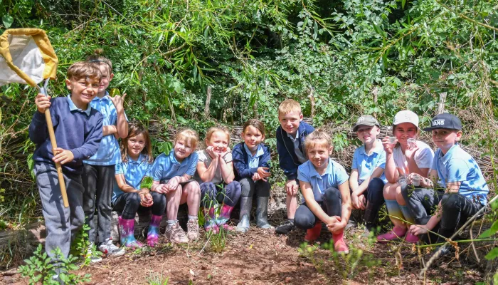 Photo of children visiting on a school trip