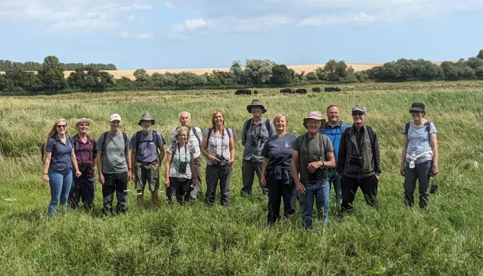 Roadside Nature Reserve Volunteers posing for a picture in Oct 23