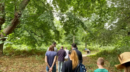 Hothfield Healthlands triangle trail opening day