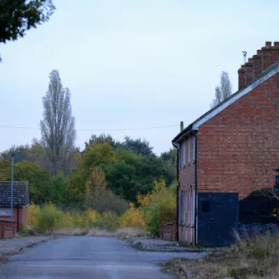 Lodge hill in autumn.