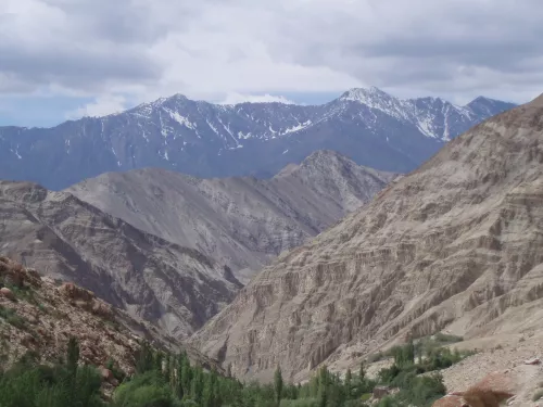 Mountain view from Yangthang, Ladakh