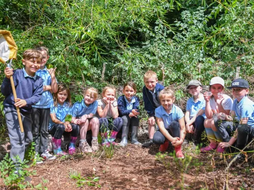 Photo of children visiting on a school trip