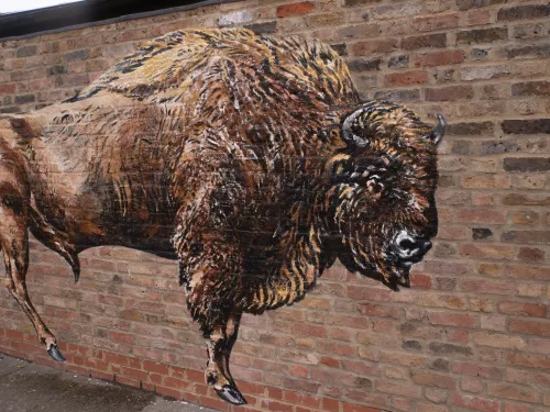 bison mural london